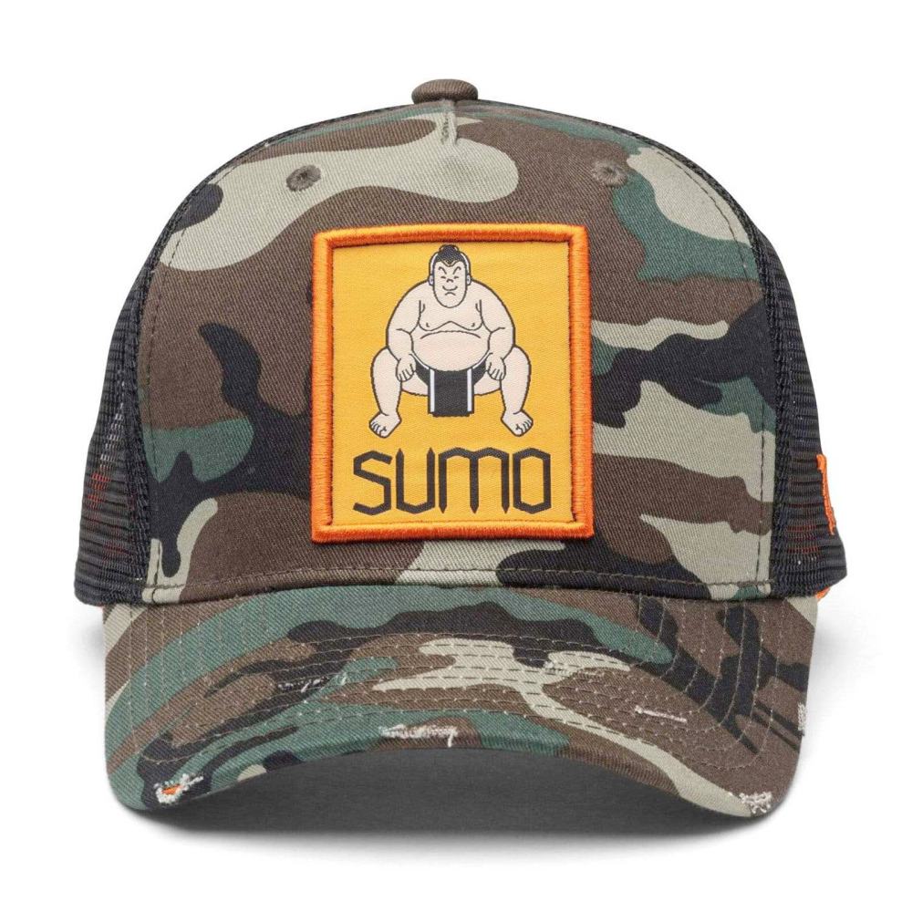 Tokyo Time - Sumo Mesh Kappe für Kinder - Braun
